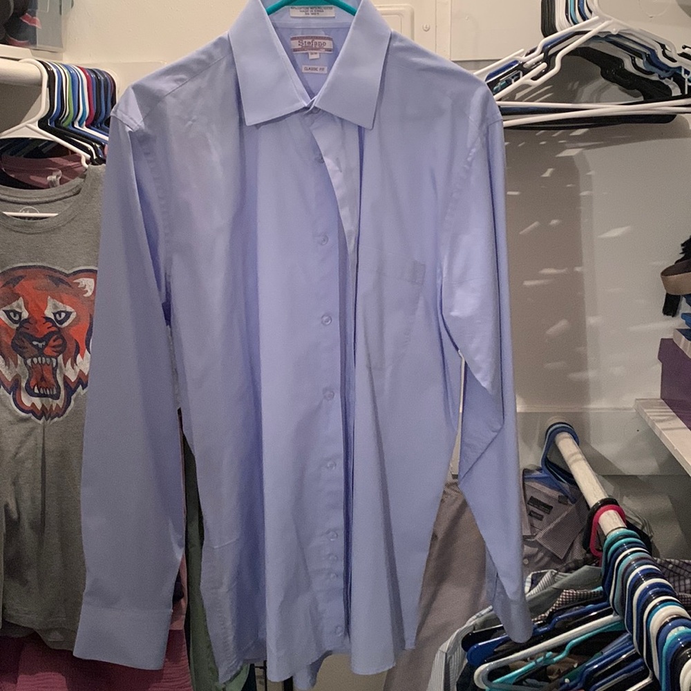 Light Blue Dress Shirt - L